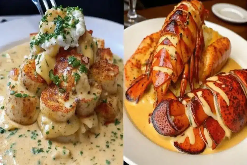 Cajun Lobster, Crab, and Salmon Alfredo Recipe