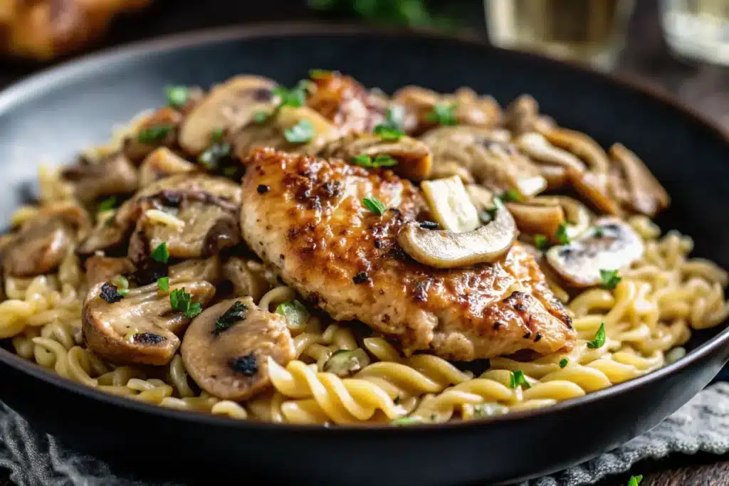 The Best Chicken Marsala Orzo Recipe