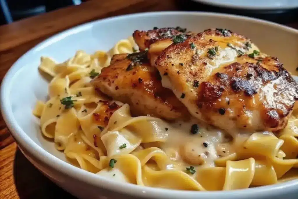Savory Chicken with Buttered Noodles Rzcipe
