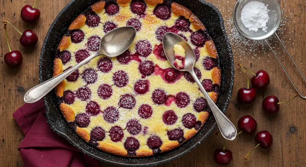 How To Make Easy Classic French Cherry Clafoutis Recipe