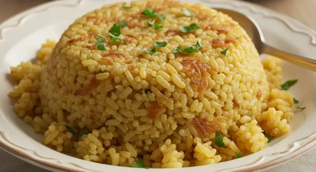 Golden Onion Butter Rice: A Rich, Comforting Side Dish You’ll Crave