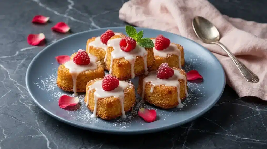 Valentines Mini Heart Cakes