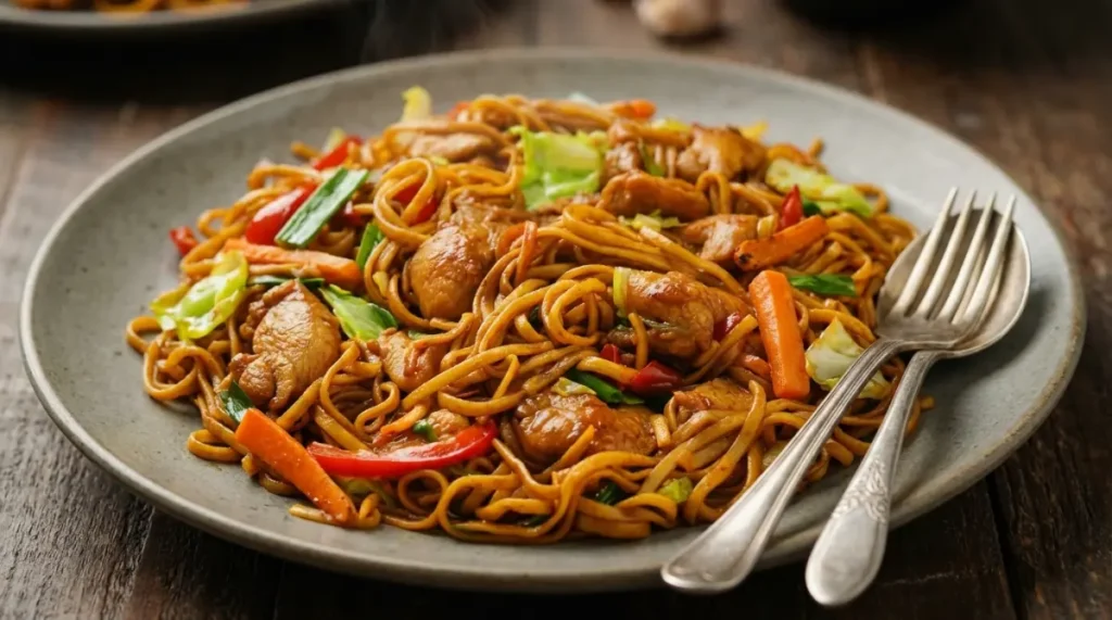 Delicious Chicken Chow Mein