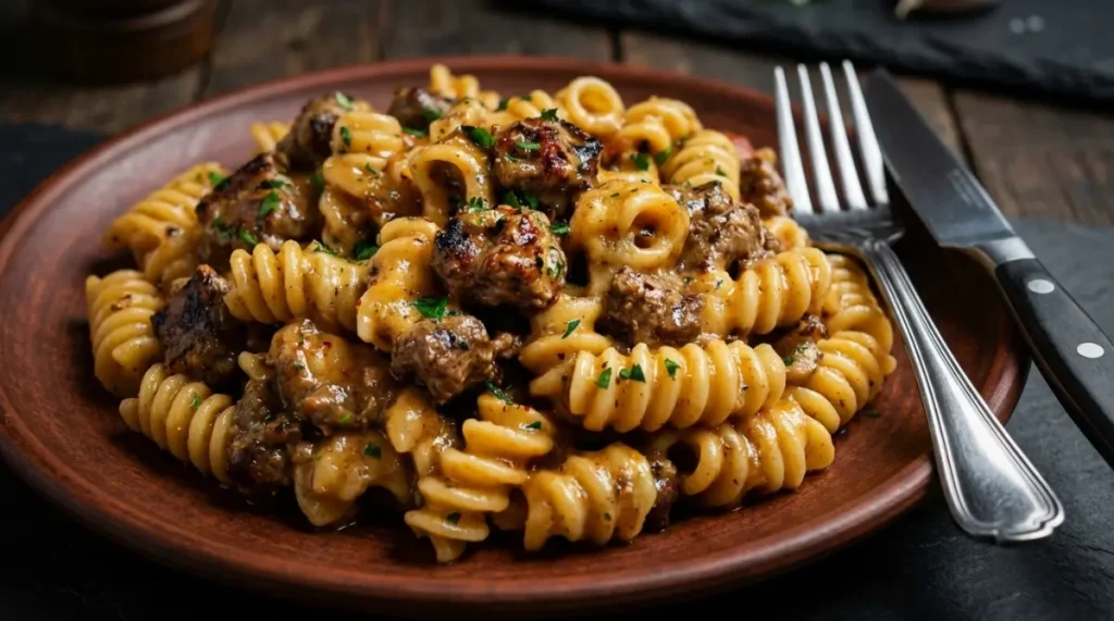 Creamy Paprika Steak Shells Rich and Smoky