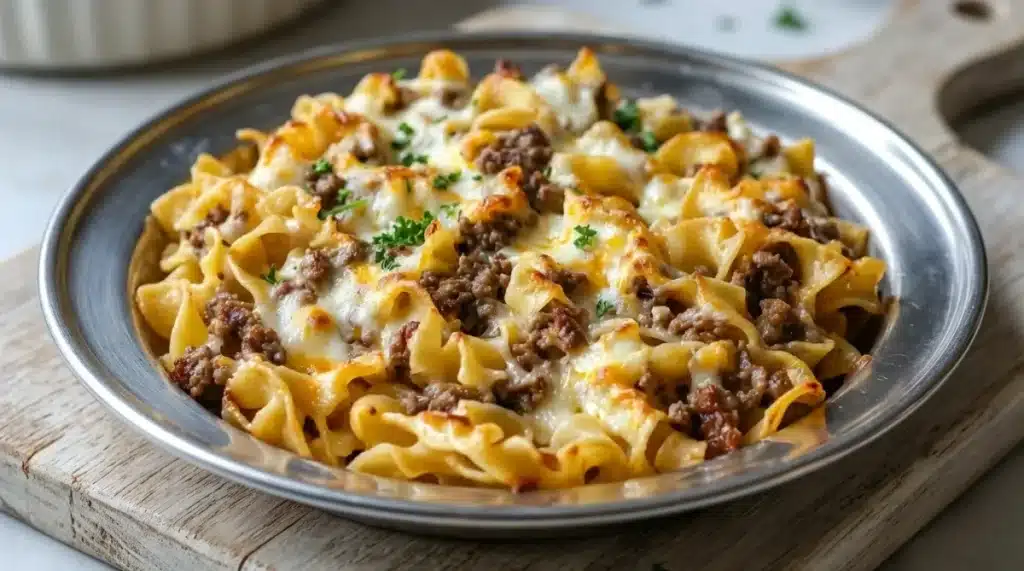 Sour Cream Beef Noodle Casserole