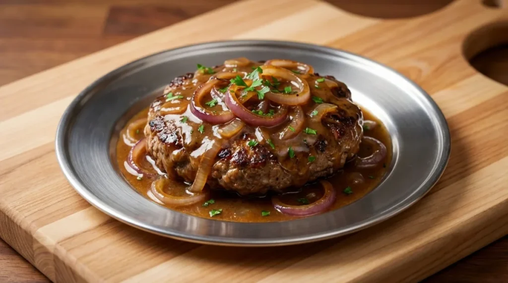 Salisbury Steak with Onion Gravy
