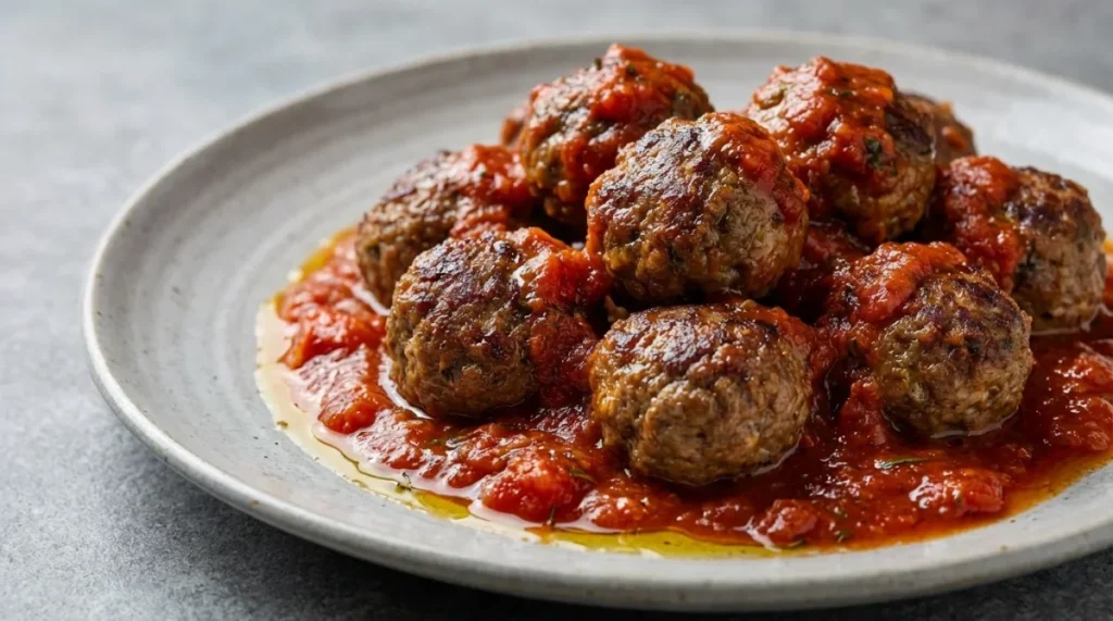 Mom’s Meatballs and Marinara Sauce