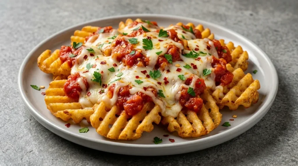 Waffled Pizza Fries