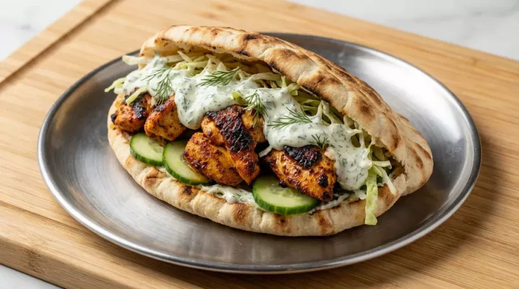 Sheet Pan Chicken Pitas with Herby Ranch
