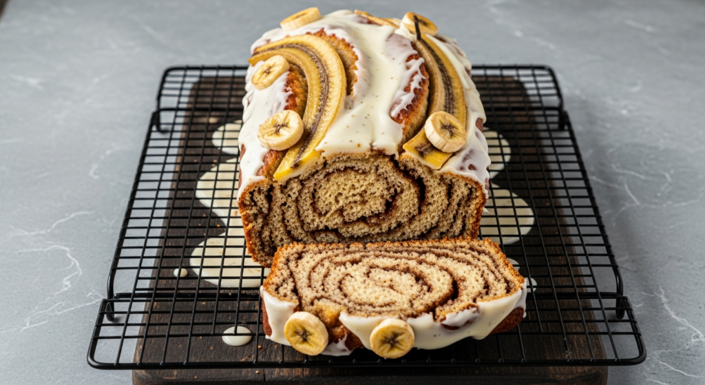 Moist Cinnamon Swirl Banana Bread Recipe