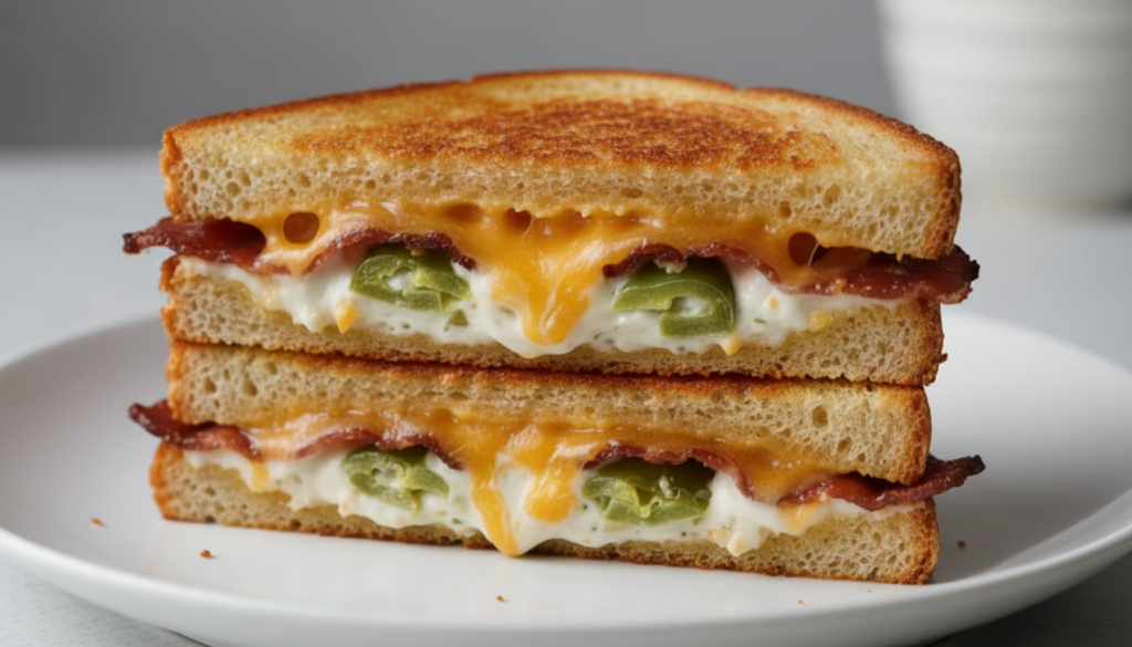 Best Roasted Jalapeño Popper Grilled Cheese Recipe