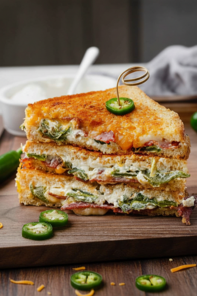 Best Roasted Jalapeño Popper Grilled Cheese Recipe