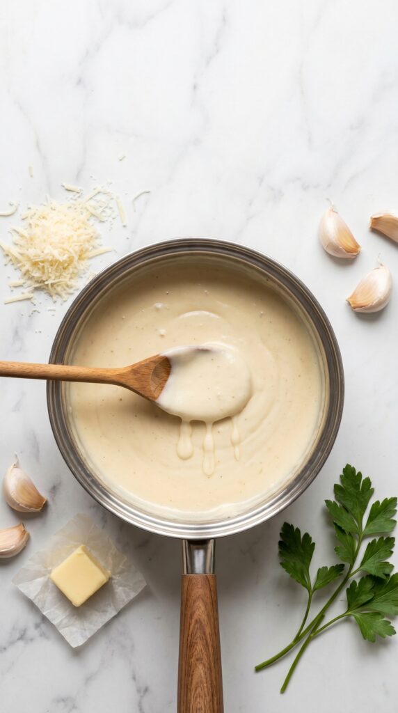 Easy Homemade Alfredo Sauce Recipe