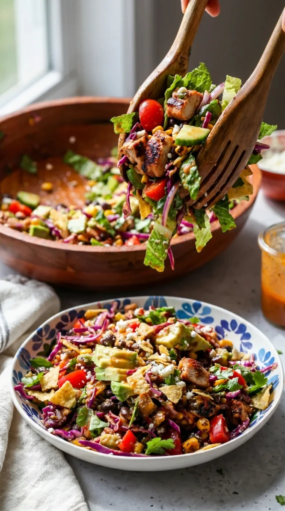 The Ultimate Chipotle Chicken Chopped Salad