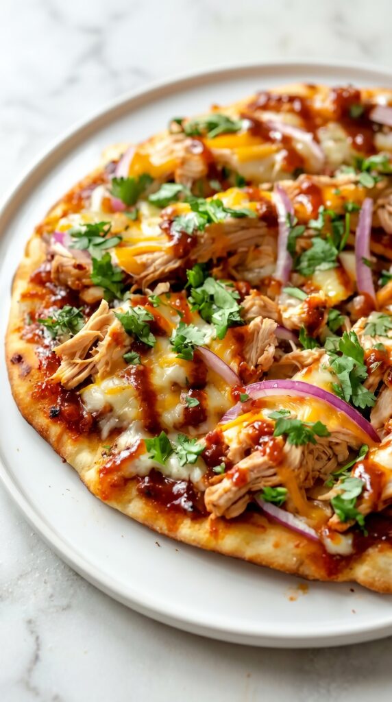 Best BBQ Chicken Flatbread Recipe