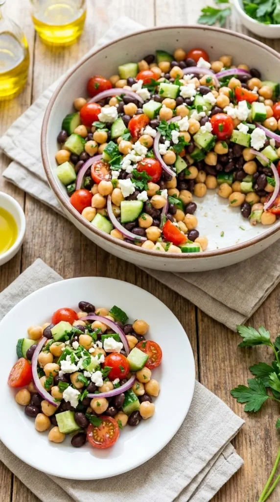 Mediterranean Bean Salad Recipe: A Fresh and Healthy