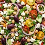 Easy Mediterranean Chickpea Salad Recipe
