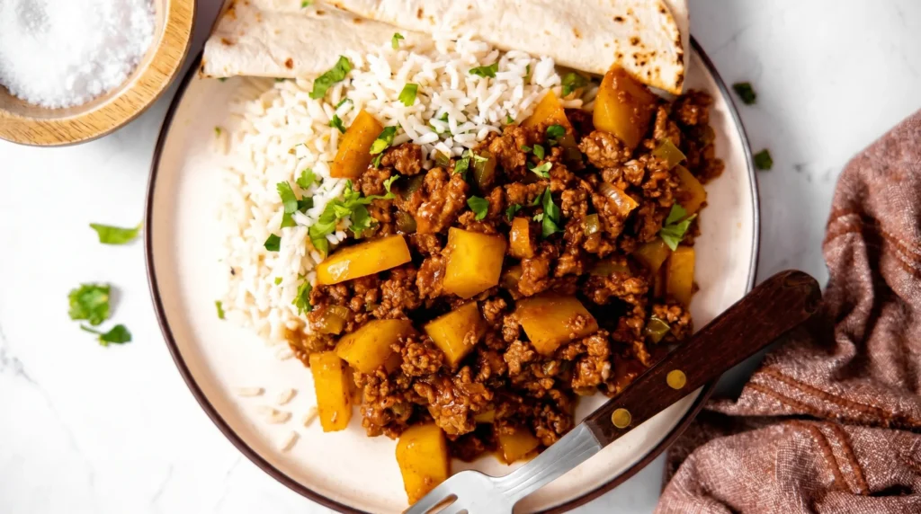 Mexican Picadillo Recipe: A Traditional Dish with Ground Beef and Potatoes