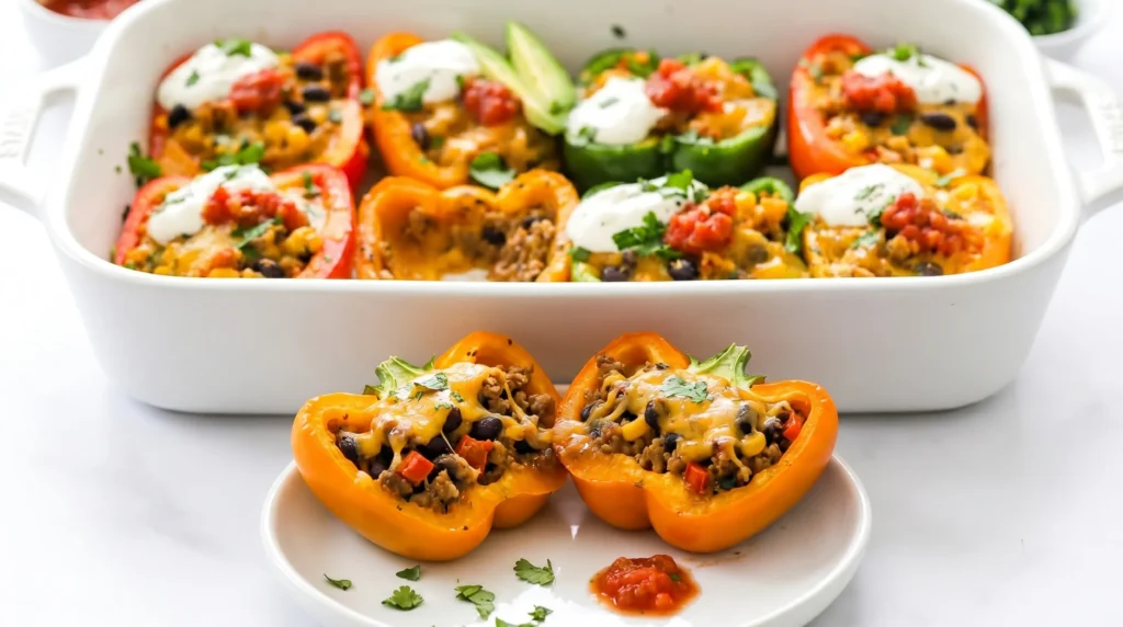 Delicious Taco Stuffed Peppers Recipe