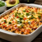 Easy Chicken Burrito Casserole