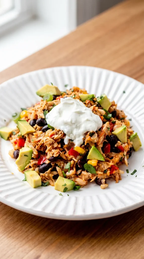 Chicken Burrito Casserole