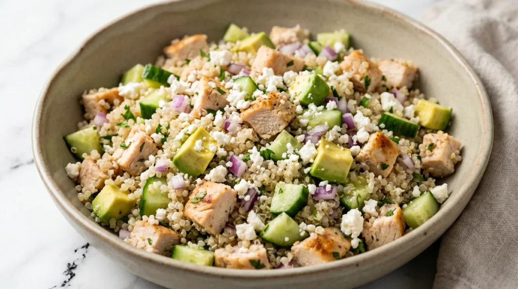 Delicious High Protein Jennifer Aniston Salad Recipe