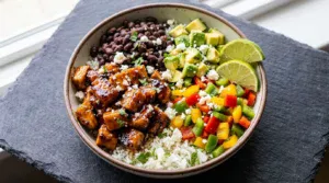 Honey Chipotle Chicken Rice Bowls Recipe