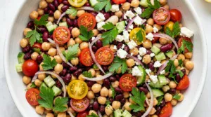 Mediterranean Bean Salad Recipe: A Fresh and Healthy